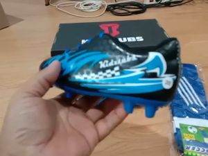 KIDZTUBS Sepatu Bola Sepatu Sepak Bola Anak Laki Laki Perempuan Cowok Cewek Tanggung Kecil Umur Usia PAUD TK SD SMP 1 2 3 4 5 6 7 8 9 0 Tahun SEPATU SEPAK BOLA ANAK GRATIS KAOS KAKI-KIDZTUBS0812211738