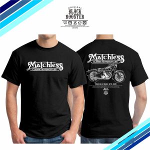 Kaos motor klasik MATCHLESS / kaos motor vintage / kaos motor tua / kaos pria distro / kaos motor tangan pendek