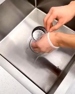 100 túi lọc rác bồn rửa chén bát túi lưới lọc rác chậu rửa bọc đựng rác bồn rửa bát chén