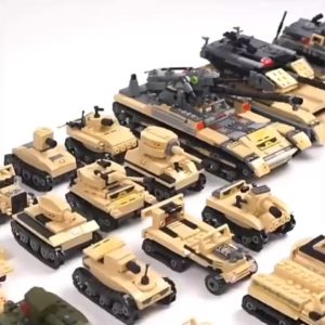 【SG-spot】Tank Building Blocks Childrens Toys Military Model Childrens Educational Building Blocks Boy Toys