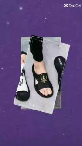 Sandal Slop Pria Sendal Distro Trendy Bahan Spon/Busa Size 39 43 / Ukuran Pas