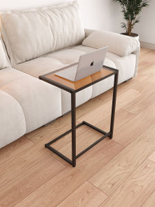 Scandinavian Tempered Glass Small Coffee Table Minimalist Modern Small Table Bedside Side Cabinet Side Cabinet Removable Sofa Side Table Side Cabinet