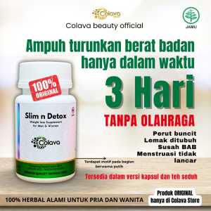 Obat pelangsing super Ampuh dan cepat peramping perut buncit Colava slimming n detox