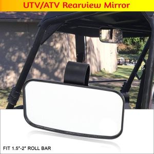 Universal Rearview Mirror Rear Center View Motorcycle UTV Mirror For Yamaha Polaris Ranger 500 570 XP S 900 XP 1000 ATV Offroad