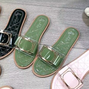 ABC Sandal Flat Polos Wanita SP02 Simple Kekinian Import Real Pict