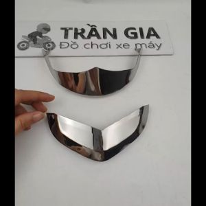 Chỉ mũi dè trước sau inox xe GRANDE năm 2023-2024-2025 ốp mỏ đuôi dè chắn bùn - phụ kiện trang trí đời mới nhất