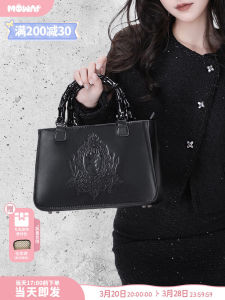 MOWAP Original Apple Pain Gothic Subculture Y2K Commuter Bamboo Handbag Crossbody Bag Single Shoulder Bag Fashion Trend