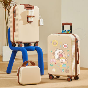 Multi-Functional Graffiti Luggage Large Capacity Travel Suitcase for Men And Women Student Pull Box Boarding Password Box