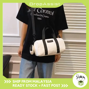 DROPASSIST 2230 2 IN1 Lightweight Nylon Crossbody Shoulder Boston Bag Beg Silang Badan Wanita Fesyen