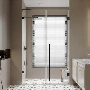 DIPURUI | Frameless Straight-Line Dry-Wet Separation Partition Laminated Glass