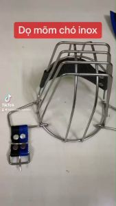 Giọ mõm cho chó chất liệu inox không rỉ bền bỉ chắc chắn nhất lazada