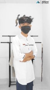 Baju Koko Pria Keren: Koko Kurta Dewasa Terbaru Lengan 3/4 Bahan Katun Premium