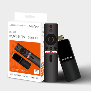 Google TV Stick MX10 K9 plus Allwinner H313 DDRIII 2GB EMMC 16GB พร้อม Wi-Fi6 แบบดูอัลแบนด์ในตัว BT5.4 ทีวีสติ๊ก คอนโซล