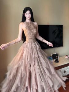 CHANGTONG | Design Irregular Slimming Waist Dress