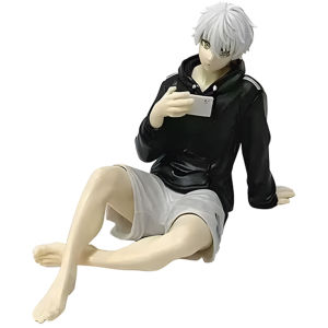 Bandai | Figura de Anime Nagi Seishiro con cerradura azul de 85 CM bonita mesa de ordenador de Pvc decoración de coche modelo de jugu