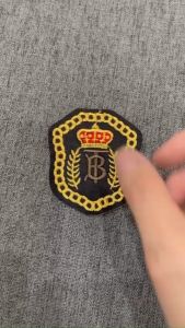 Miếng Sticker Thêu Ủi hình logo thương hiệu  cao cấp 05