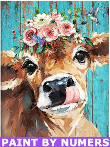 Paint by Numbers Kit for Adults Beginner 40*50cm DIY Oil Easy Acrylic Paint Canvas Painting Kits Art for Home Decor (No Fraemd)