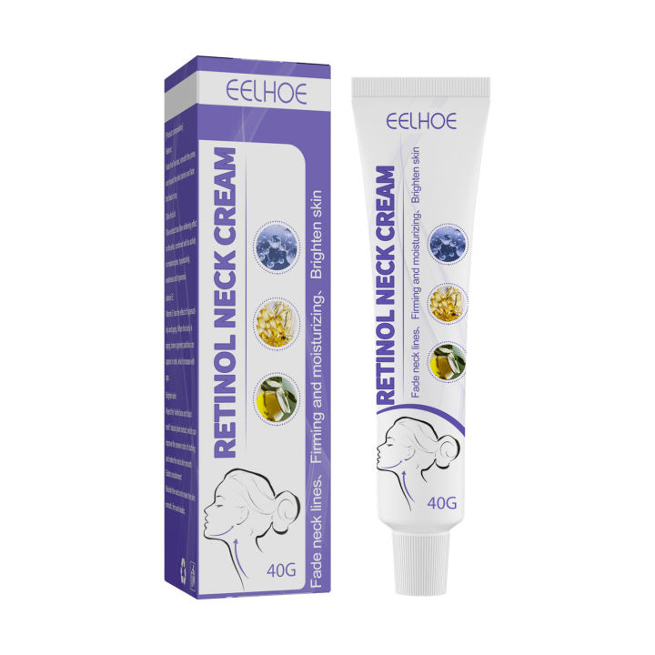 EELHOE Neck Firming Cream Wrinkle Remover Rejuvenation Fade Fine Lines Double Chin Reducer Anti Aging Tightening Collagen Neck Cream Neck Firming Wrinkle Remover Cream Rejuvenation Firming Skin Whitening Moisturizing Shape Beauty Neck Skin Care Products