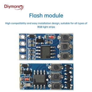 DC5-24V WS2812 Colorful Light Control Board RGB Light Strip Controller Breathing Atmosphere Light LED Driver Module