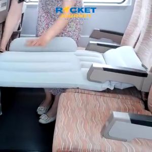Baby Kids Inflatable Mattress Air Bed Long Distance Car Plane High Speed Rail Travel Self Driving Kids Sleeping Bed