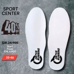 Insole Sepatu/Telapak Dalam Sepatu Ortus Running Pria & Wanita