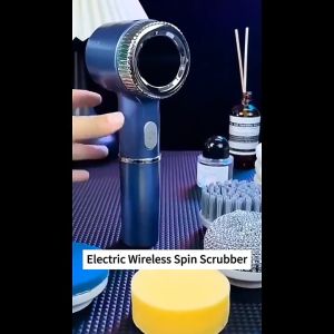 PREMIUM - MAGIC BRUSH ELECTRIC / SIKAT ELEKTRIK 5 IN 1 - SIKAT KAMAR MANDI DAPUR CUCI PIRING POLES