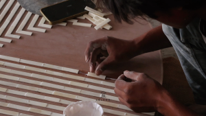 Celson ( SG Seller ) Honey Comb Pattern Mother of pearl Inlay Coaster