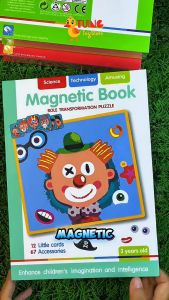 Magnetic Book | Montessori Children Intelligent Magnetic Book 3D | Princes Dressing Puzzle Magnets for Toddlers
