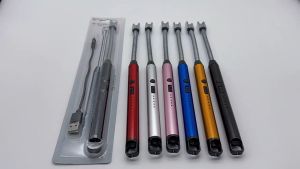 LOCAL STOCK Electric ARC BBQ Lighter Candle Lighter USB Rechargeable Windproof Atomic Plasma Spark Lighter BBQ Cooking