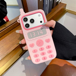 Ốp Điện Thoại iPhone 3D Kawaii Silicon Dễ Thương Chống Sốc Mềm Mại Chống Xước Chống Bụi Có Thiết Kế Kèm Giá Đỡ Dành Cho Các Dòng Pro Max Plus