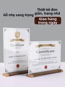 QINLEYI | Đế Hiển Thị Bàn Acrylic A4