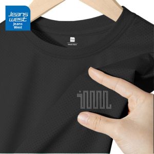 Jeanswest | Cool Ice Silk T-Shirt Shortsleeve Quick-dry Loose Big Size