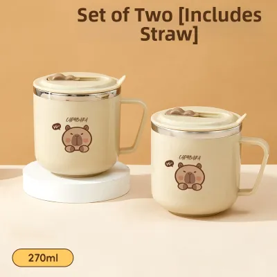 WODEBAIHUI | Shatterproof Home Stainless Steel Childrens Cup