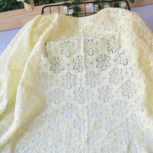 ผ้าลูกไม้คอตตอนแท้ ผ้าลูกไม้ละลายน้ำสำหรับทำเสื้อผ้า ชุดเดรส ผ้าคลุมโต๊ะงานแต่งงาน ผ้าคลุมหน้าต่าง ผ้าตกแต่ง