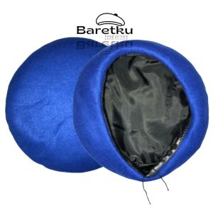 TOPI BARET WARNA BIRU PERSIB BAHAN FLANEL | BARET PRAMUKA PASKIBRA