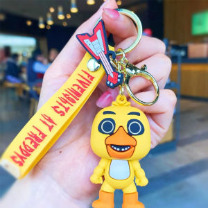 Bandai | Cartoon Game Keychain Five Nights at Freddy FNAF Freddy Bear Doll Keyring Gift for Friends