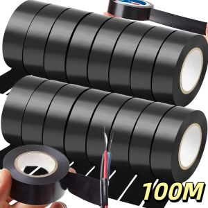 10Roll Electrical Insulation Tape Strong Adhesive Wire Harness Tape Repair Flame Retardant for Electrical Wiring Waterproof Tape