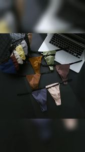 บุรูสซี บิกินี่จีสตริง กางเกง U นูนถุงขนาดใหญ่ สำหรับทองเดียว ผู้ชาย กระเป๋าชุดชั้น เป็นของแข็ง