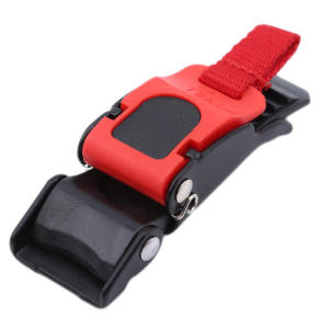1PC Motorcycle Helmet Speed Clip Chin Strap Quick Release Pull Buckle Black Red Motorcycle Helmet Lock Socket Buckle