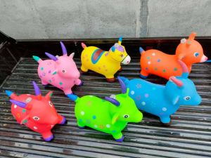 jumping animals music / jumping kuda / mainan tunggangan kuda kudaan karet rusa sapi mainan anak ada musik + lampu