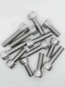 [ราคา 10 ชิ้น] สแตนเลส 304 น็อต สกรู น็อต สกรู หัวจม น็อตหัวจม น็อตหกเหลี่ยม Hex Socket Head Cap Screw เกลียวมิล ตลอด