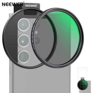 NEEWER CPL Black Diffusion 1/4 Filter Kit for Phone Camera Lens with 67mm Universal Phone Filter Holder Filters Clips compatible with iPhone Samsung Xiaomi Android Mobile Phone