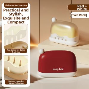 MEYGOROOM | Travel Portable Sealed Draining Soap Box Mini