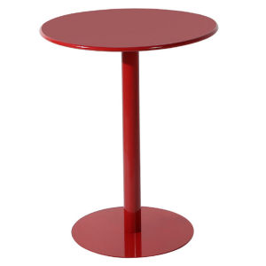 Simple Modern Coffee Table Side Table for Balcony Small round Table for Tea Shop Guest Reception Iron Material No Storage