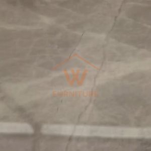 Wfurniture Glossy Sintered stone 120cm Round Dining table Ceramic Meja makan Meja Batu Bulat 岩板餐桌