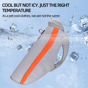 Mojioo สายรัดระบายความร้อนซึ่งสำหรับสุนัขเสื้อกั๊กระบายความร้อนฤดูร้อนเสื้อผ้าระบายความร้อนสำหรับสุนัขสัตว์เลี้ยง