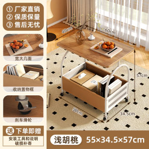 โต๊ะข้างเตียงแบบเคลื่อนที่ ขนาดเล็ก สำหรับห้องนอนและห้องนั่งเล่น โต๊ะข้างโซฟา โต๊ะเล็ก โต๊ะสไตล์ย้อนยุค หรูหรา ระดับไฮเอนด์