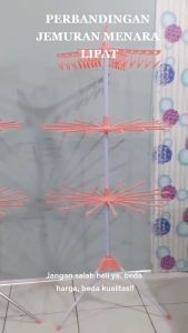 SHENAR Standing Rak Jemuran Baju Lipat Rak Susun Handuk Rak Kaus Kaki Big Foldable Hanger Driying / JEMURAN BAJU BAYI. GANTUNGAN BAJU ANAK