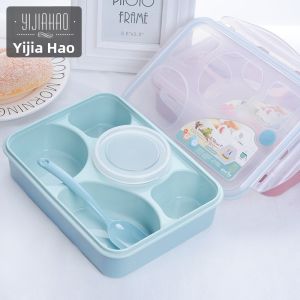 Plastic Microwaveable Sealed Lunch Box Set