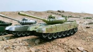 Đồ chơi xe tăng trẻ em cỡ lớn điều khiển đa chức năng có sẵn điều khiển từ xa  kèm đèn nhạc  siêu vui  cho bé